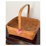 Longaberger Square Handled Basket