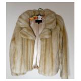 Jones New York L Blonde Faux Fur Jacket