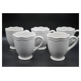 Lenox French Perle Bead Cups (5)