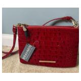 NWT Brahmin Perri Croc Embossed Leather