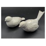 Lenox French Perle White Bird Salt & Pepper Set