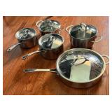 Assorted Collection of Stainless Cookware w/Lids