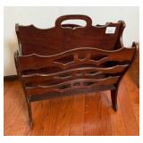 Wooden Magazine Rack