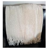Cream Colored Throw