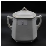 Ironstone Lidded Sugar Bowl AS IS