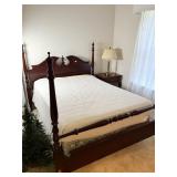 Cherry Finish Full/Queen Four Poster Bed