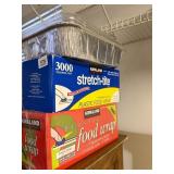 Plastic Food Wrap & Aluminum Baking Pans