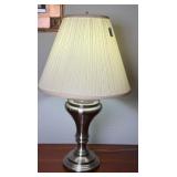 Brushed Nickel Finish Table Lamp
