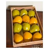 Wooden Crate of Faux Pears