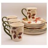 Pier 1 Asheville Autumn Leaves Dinnerware 4
