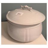 Antique Ironstone Chamber Pot w/Lid