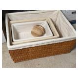 Nesting Baskets & 1 Small Basket