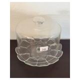 Princess House Heritage Crystal Cake Plate