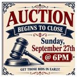 Auction Begins to Close: