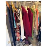 Clothes Hanging in Closet