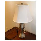 Brushed Nickel Finish Table Lamp