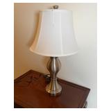 Brushed Nickel Finish Table Lamp