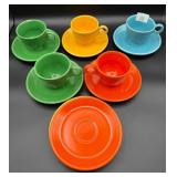 Collection of Fiesta Cups & Saucers