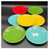 Collection of Fiesta Bread Plates (7)