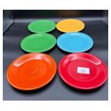 Collection of Fiesta Bread Plates (6)