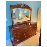 Stanley Furniture Cherry Dresser w/Mirror