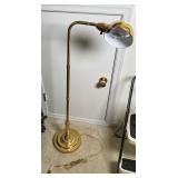 MCM Style Adjustable Brass Task Floor Lamp