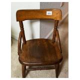 Antique Milton Bradley Wooden Child