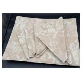 Jacquard Damask Table Linen Set Angel Place Mats