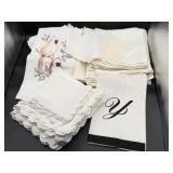 Assorted Linens, Hand Towels & Etc.