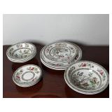 English Ironstone Dinnerware Lot Indian Tree