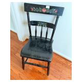 Folk Art Painted Side Chair