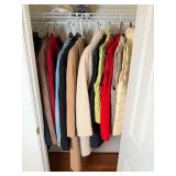 Contents of Coat Closet ~ Ralph Lauren Vest,