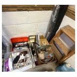 Corner Lot Step Stool, Extension Cord, Light Bulbs