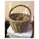 Basket of Clothes Pins