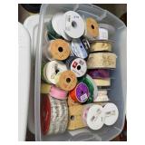 Large Lot of Ribbon ~ Multiple Totes