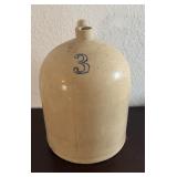3 Gallon Beehive Stoneware Crock Jug