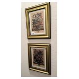 Framed Twelve Months of Flowers May & June