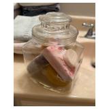 Apothecary Canister Jar w/Soap