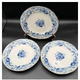 Biltmore Blue Ridge Rose Plates (3)