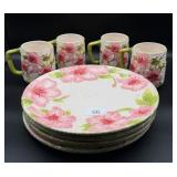 Modern Southern Home Pink Hibiscus Floral