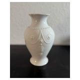 Lenox French Perle Fluted White Vase