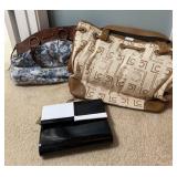 Liz Claiborne Purse, Axcess Floral Purse & Black &