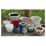 Large Lot of Planters