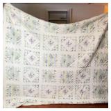 Pastel Floral Patchwork Quilt