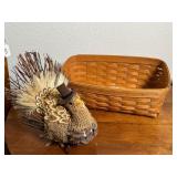 Longaberger Basket & Turkey As Is