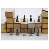 Miniature Pewter Bell Collection