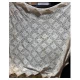 Vintage Crocheted Bedspread