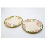 (2) Franciscan Desert Rose Dinner Plates