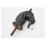 Cast Iron Horse Head Hitching Post Topper