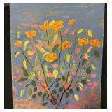 Yellow & Orange Roses Painting on Canvas